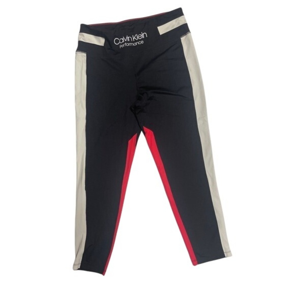 Calvin Klein Wick Performance Cropped‎ Leggings Womens XL